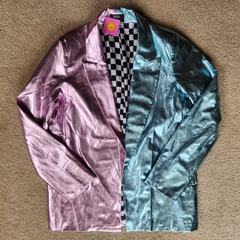 NWT *SOLD OUT ONLINE* Lala Metallic Blazer - Picture 4 of 14